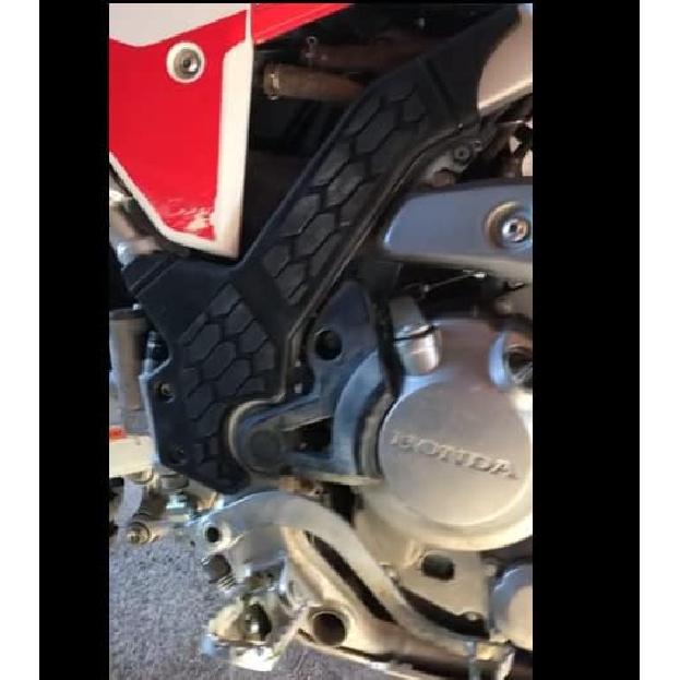 Motorcycle Frame Guard Cover Protector Protection Side Fairing Protection for Honda CRF300L CRF300 Accessories(red)