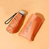 New Macaron Color Five-Fold Ultra-Light Sun Protection Compact Mini Umbrella with Buckle Handle
