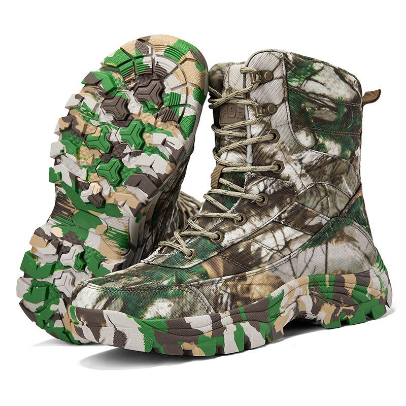 Mid-Top Tactical Outdoor Mountaineering Boots - Large Size 2025 Edition.