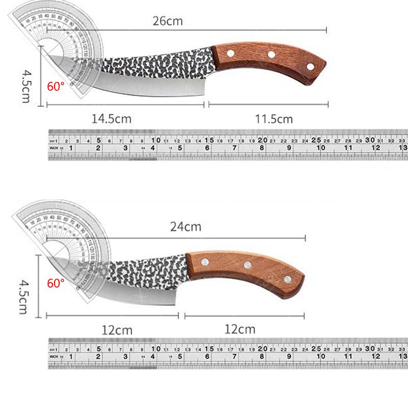 Professional Kitchen Knives Kitchen Chef Boning Knife Forged Stainless Steel Handmade Fishing Knife Meat Cleaver Butcher Knife