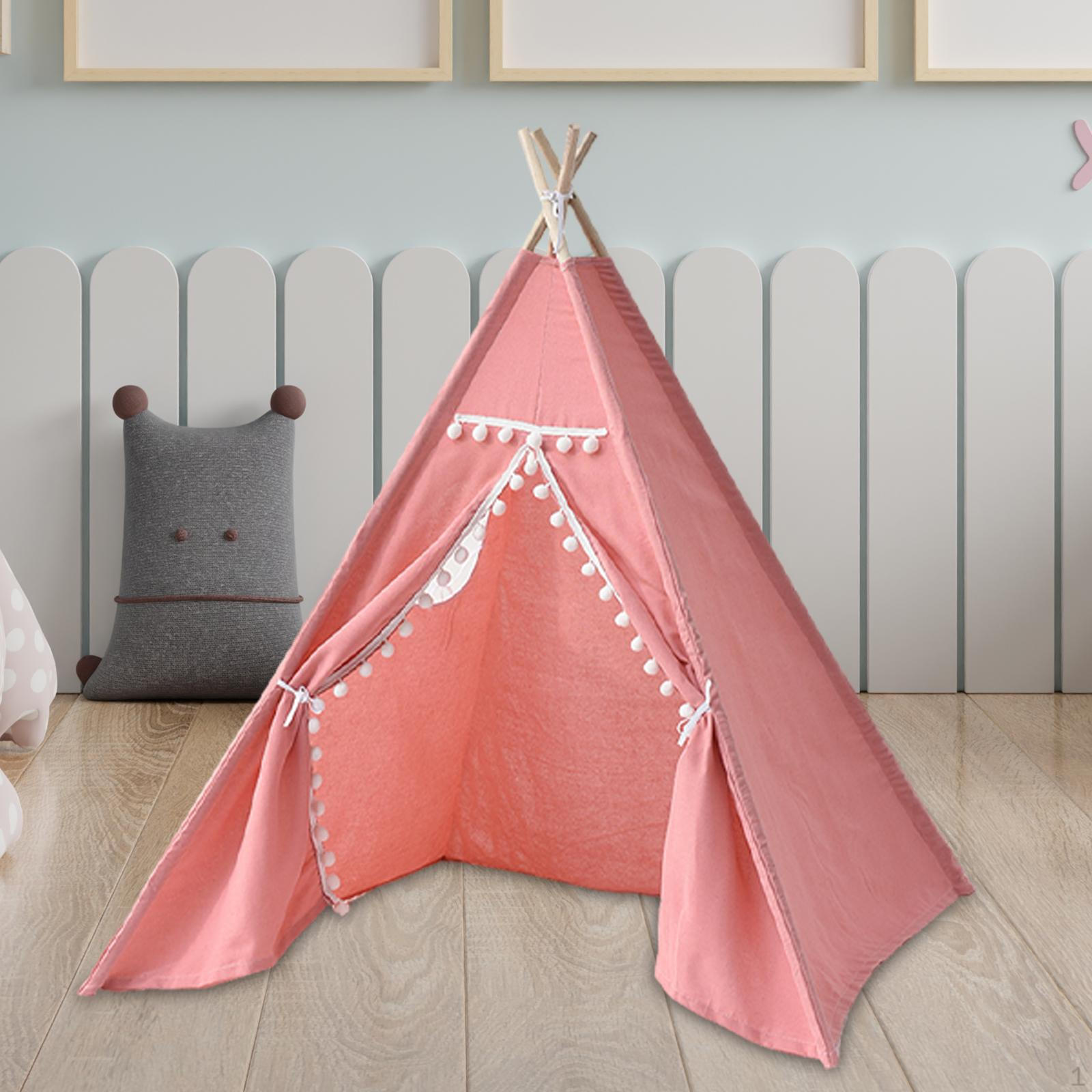 

Детский вигвам для игр на открытом воздухе в помещении, портативный для мальчиков и девочек, подарки, игровой домик, игровая палатка, игрушки, дом розовый