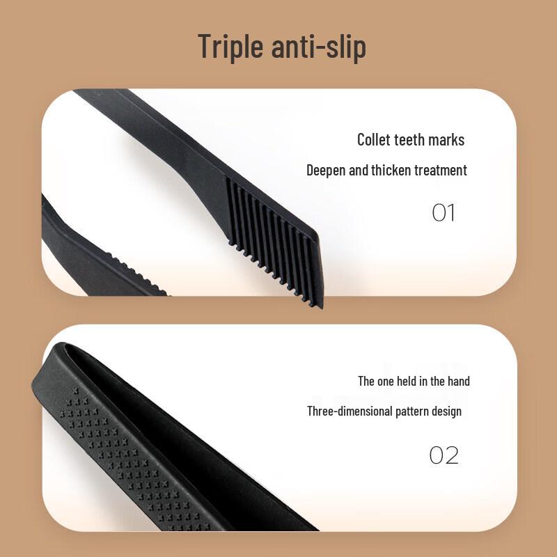 Yi Pan Heat-Resistant Silicone Food Tongs