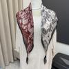 Premium Women's Summer Cotton & Linen Triangle Scarf - Versatile Lightweight Shawl