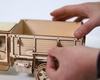 Hallisun 3D Wooden Truck Car Wood DIY Assembly Mechanical Truck Assembly Miniature Wooden Car Birthday Gift for Women and Ages 246 Pieces Puzzle, 3D