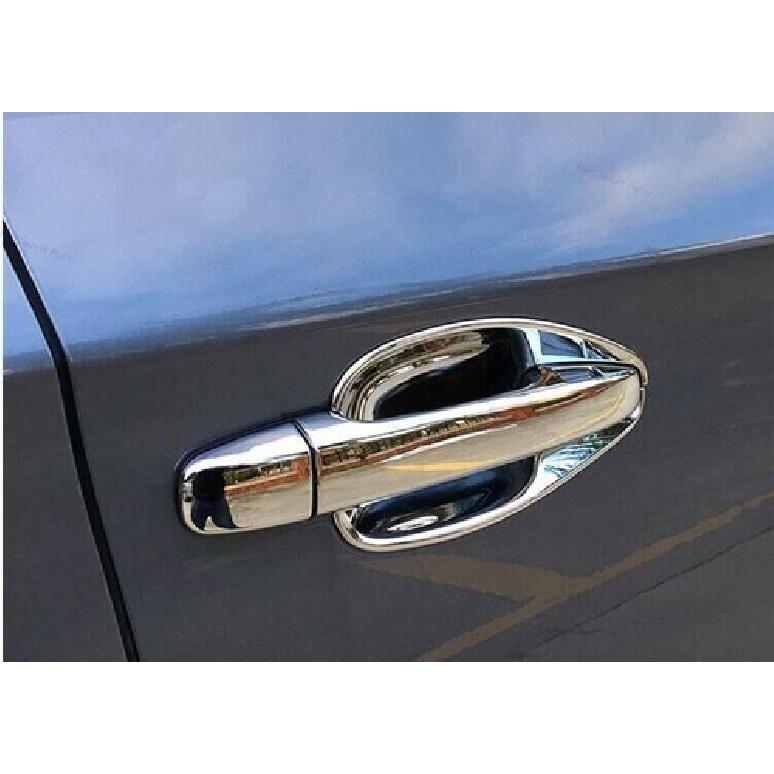 8pc ABS Chrome exterior side door handle cover trim For Subaru outback 2015-2019