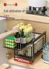 Luxurious Multi-Layer Detachable Kitchen Countertop Storage Rack