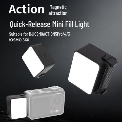 DJI Osmo Action 3 Magnetisches Taschen-Fülllicht Kameraerweiterung