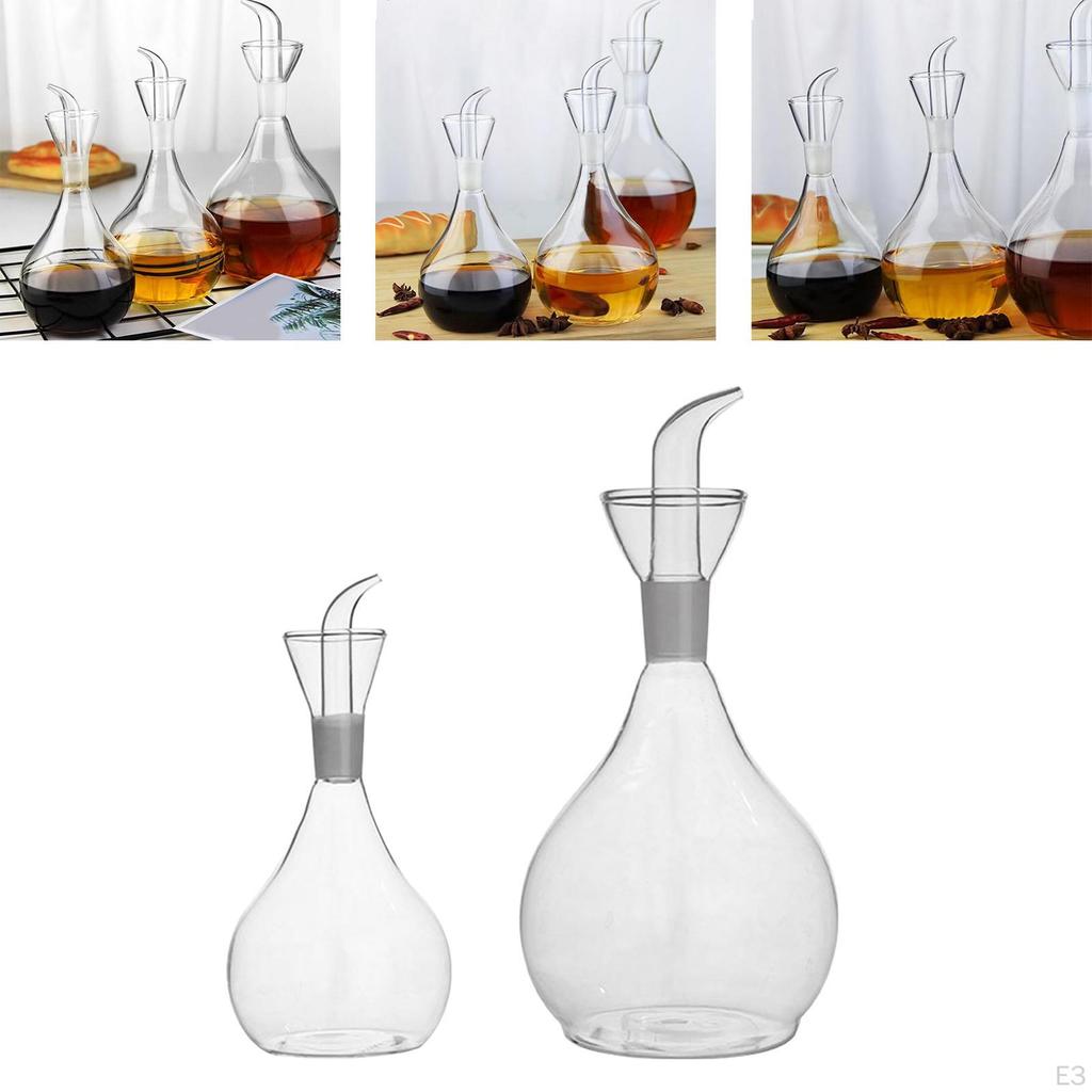 Elegant Glass Oil Dispenser for Kitchen And Dining