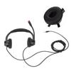Binaurales 3,5-mm-Business-Headset Doppelseitiges Headset mit HD-Stereo-Sound für Konferenzgespräche, Callcenter, Online-Kurse