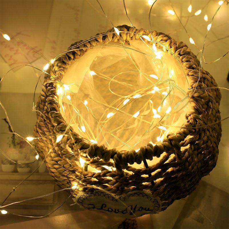 

String Lights for Bedroom, Party, Wedding, Christmas Halloween Decoration, 50/100LED 1M(3.28ft)10LED теплый белый