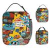 Kaugummis und Darwins Lunchtasche Für Kind Druck Lunchbox Mode Reise Kühltasche Tragbar Reißverschluss Oxford Tragetasche Lebensmitteltaschen