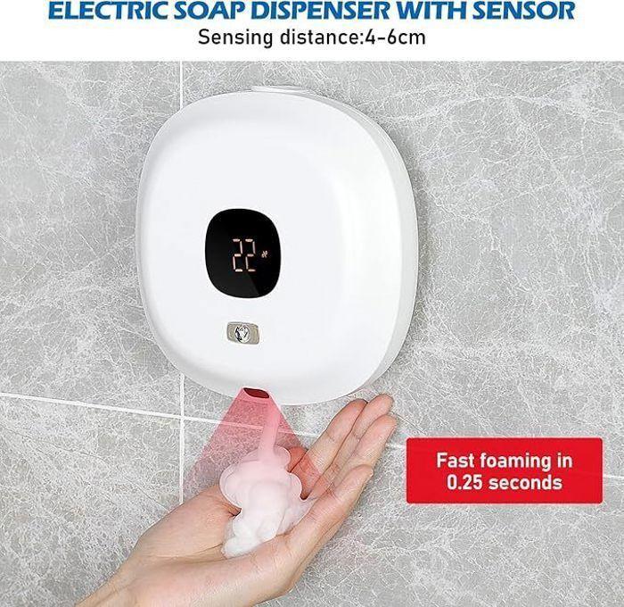 Distributeur de savon - 300ml - Automatique - Capteur de mouvement - Mousse rapide