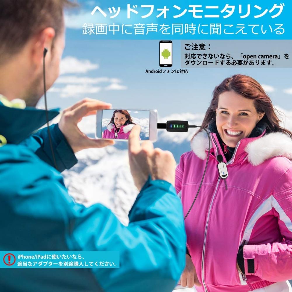 Drahtloses USB-Mikrofon Alvoxcon Drahtloses Mikrofon Pin-Mikrofon Drahtloses Kopfhörer-Terminal PC-Clip-Mikrofon UHF-Aufnahme Videoaufnahmen Lautes Mo