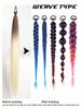 Synthetic Ponytail 1 Pack Braid Extension, Full of  Color Ponytail Extension, with Elastic Tie Straight Tube Sleek Wrap Extension Hair
