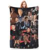 Tim Bradford Tv Series Flannel Blanket Autumn  Warm Soft Throw Blanket for Girls Boys Couch Chair Bedspread Sofa Bed Cover