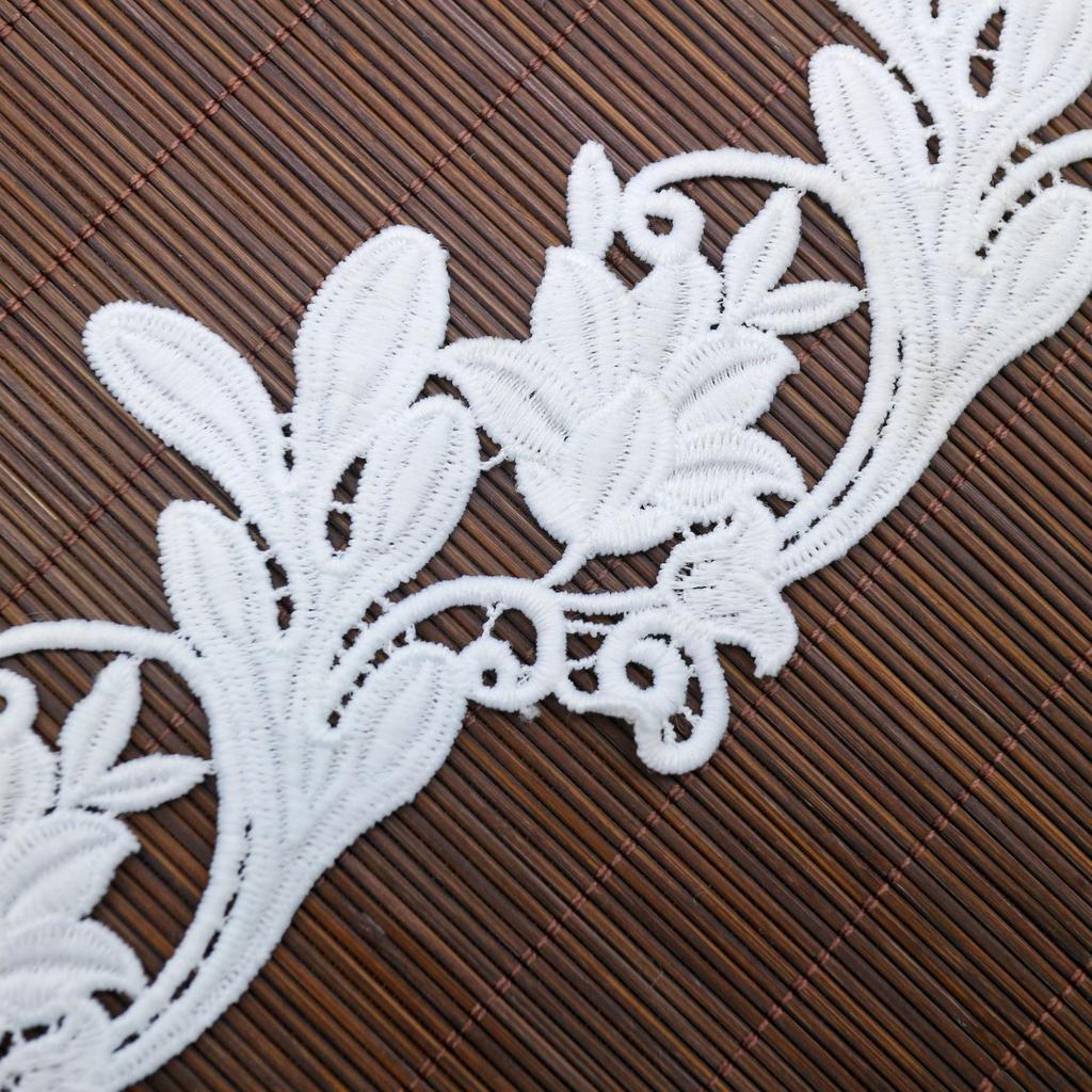 Milk Silk Water Soluble Embroidery Barcode Lace, Lace Clothing Accessories Curtains Desktop Luggage Accessories Fabric Fashion
