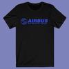 Airbus Aerospace Aviation Men's Black T-shirt S-4XL Unisex T-Shirt