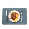 1/6/10PCS Placemats Leather Table Mats Waterproof Heat-Resistant Easy to Clean for Dining Table Set Kitchen Table Light Blue
