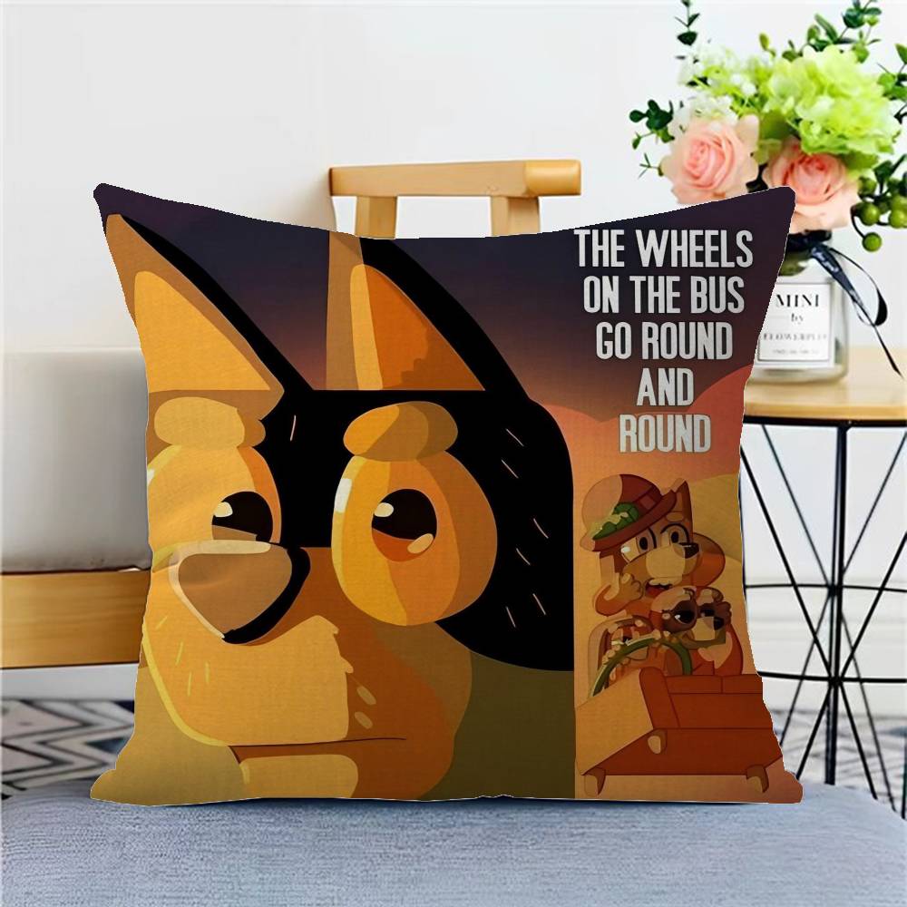 B-Bandit-Cartoon Cushion Cover Car Throw Pillow Case For Sofa Car Christmas Gift 40x40cm 45x45cm