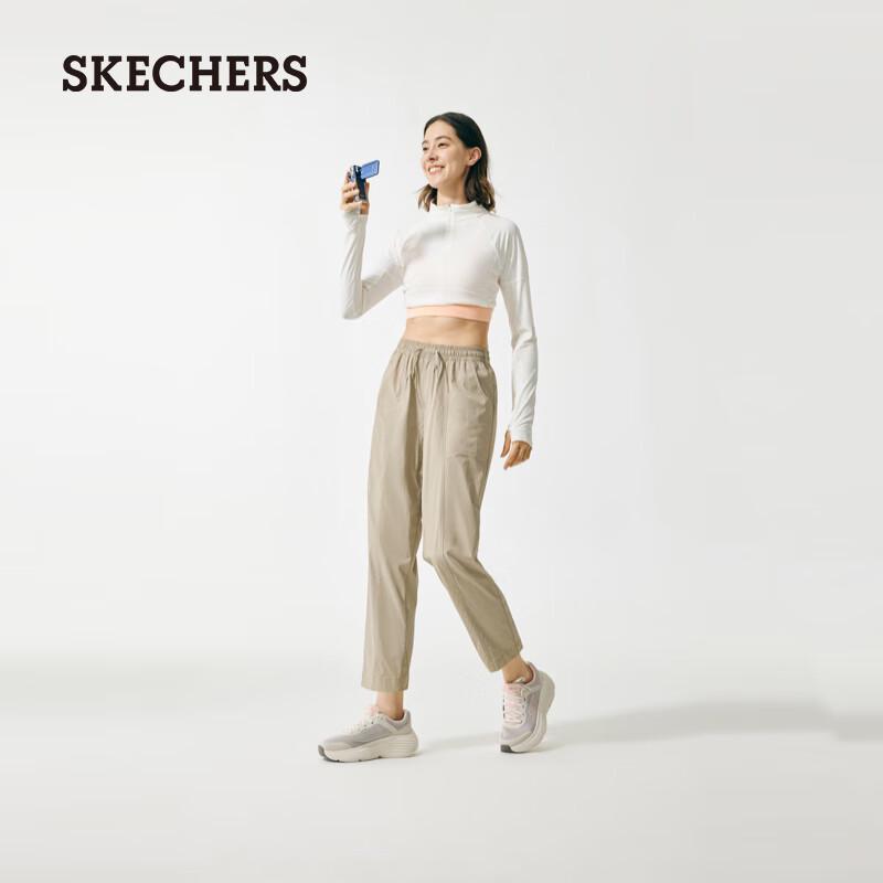 Skechers Women's Quick-Dry Anti-Wrinkle Cropped Pants P225W291