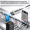 ZHICAN Transparent Object Photoelectric Sensor Glass Acrylic Plastic Film Detection Label Position Sensor