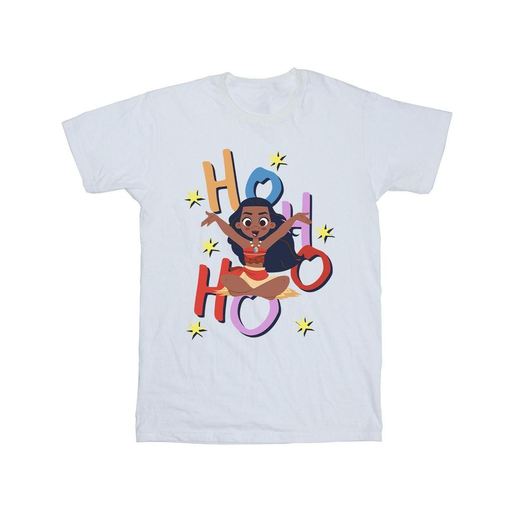 Moana Girls Ho Ho Ho Cotton T-Shirt