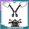 AA92-Universal Angle Adjustable Motorcycle Mirror With 7/8Inch Handlebar Mount And 8/10Mm Screws For Bike Scooter Moped Parts