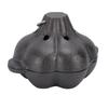 Garlic Roaster with Lid Cast Iron Smoker Garlic Roaster Potato Baker for Kitchen Oven Outdoor BBQ Grill