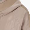 La Belle Shinyoung Fur Women Lambskin Combination Half Hood Long Coat Sy106ct