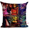 Jojos Bizarre Adventure Japanese Harajuku Manga Cushion Cover Living Room Sofa Square Throw Pillows Home Decoration Pillowcase