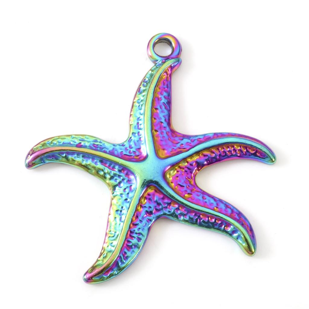 2PCs Stainless Steel Pendants Multicolor Conch/ Sea Snail Shell Charms DIY Necklace Bracelet Women Summer Party Jewelry Findings