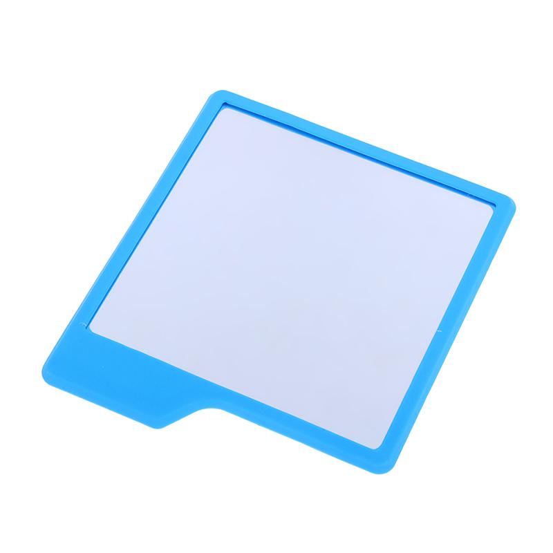 Fashion Silicone Mirror Self Grips Mirror Shatterproof Shaving Makeup Shower Silicone Travel Washroom