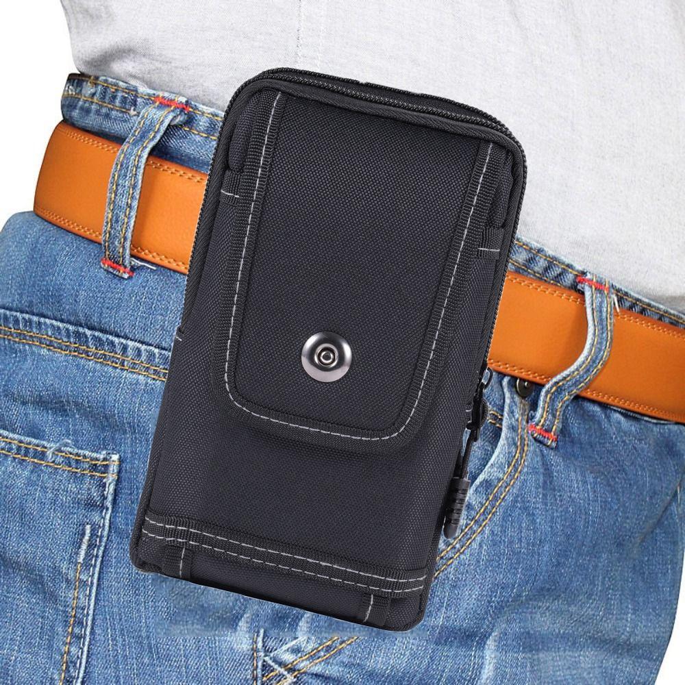 with Buckle Mobile Phone Pouch Waist Pack Phone Belt Clip Holster Mobile Phone
