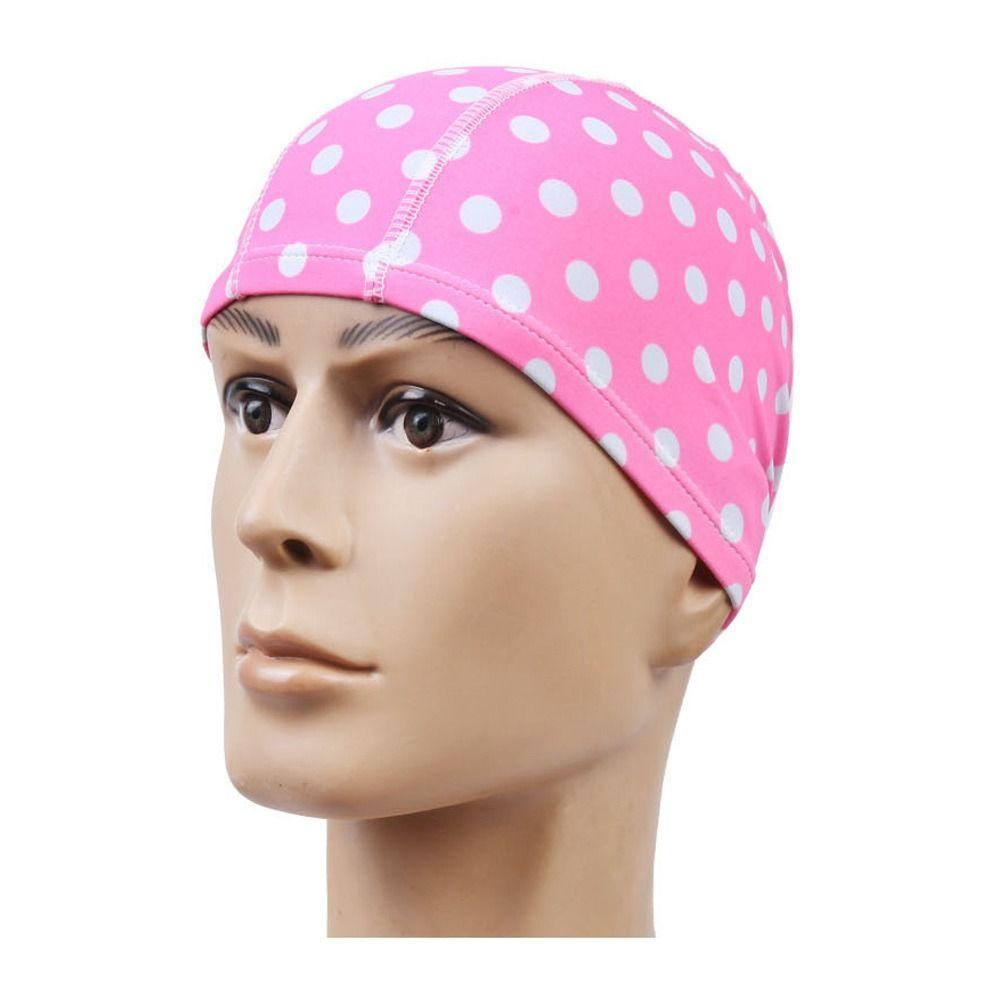 2025 Quick Dry Swimming Cap Elastic Flowers Bathing Hat Men Women Fashion Sports Turban