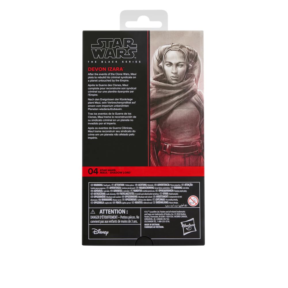 Hasbro STAR WARS Black Series Devon Star Lord Premium Collection 15cm Action Figure G2584 Izara, Wars Maul/Shadow (Authentic)