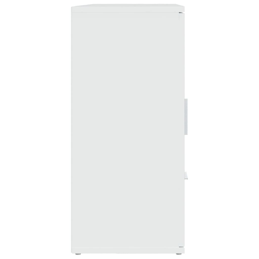 Sideboard White 91 X 29.5 X 65 Cm Particleboard