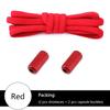 1 Pair Elastic Shoelaces Round Metal Capsules Lock No Tie Shoe Laces For Sneakers Easy To Put On And Off Lazy Shoes Lace Unisex