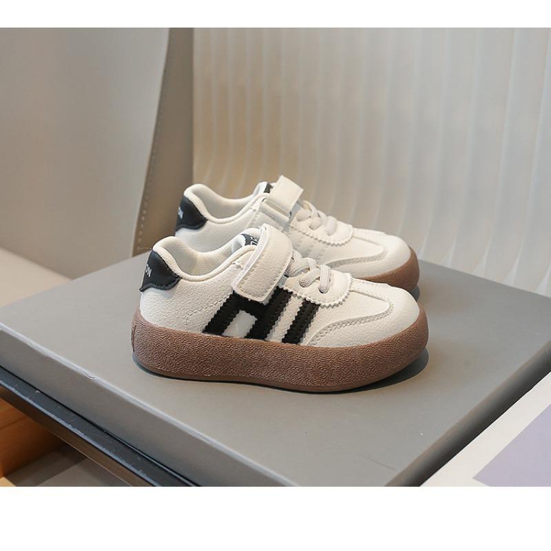 Unisex Kids Boys Girls Simple Style Low Top Thick Sole Casual Sports Sneakers