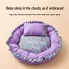 All-Season Pet Bed: Round Mat for Small-Medium Cats & Dogs