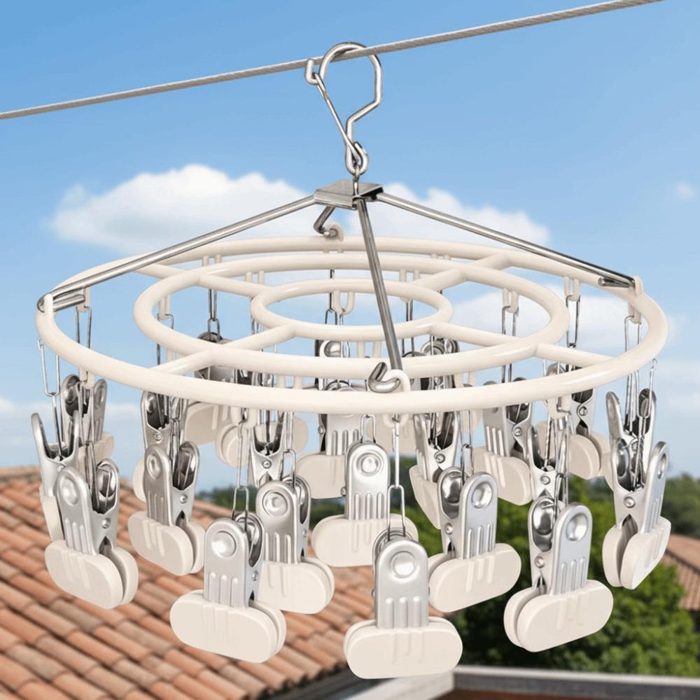 8/18/24 Clips Underwear Socks Holder Rust-Resistant Laundry Clip  Drying Application