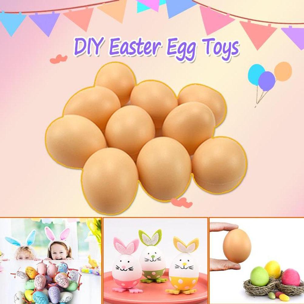 

1 шт. Поддельное муляжное яйцо курица птица шутка цыпленок розыгрыш пластик для детей игрушечные яйца .......... Подарки Фу V9G5 egg-one-size