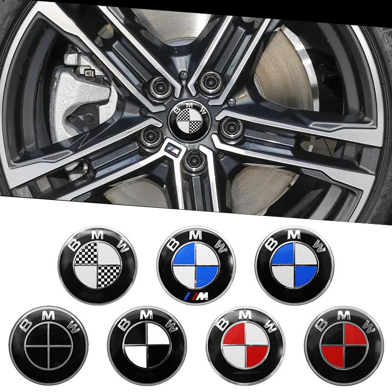 4 Pezzi 56mm 60mm 65mm Stile Auto Tappo Centrale Ruota Emblema Adesivi Per BMW G20 G32 G11 X3 X5 X4 X6 X7 G30 G12 F40 F30 X1