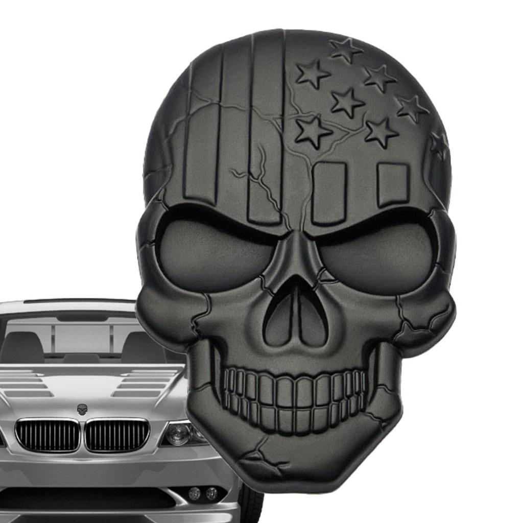 3D Sticker Skull - 3D Heavy Duty Car Decal and Decal | Car Skull