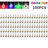 10-200pcs Mini Fishing Lure Light LED Deep Drop Underwater Eye Shape Squid Fish Bait Luminous Lure for Attracting Fish