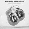 10 Pcs Durable Zinc Alloy Cord Lock Stopper Round Shape Two Holes Cord Locks Locking End Tightener Shoelaces