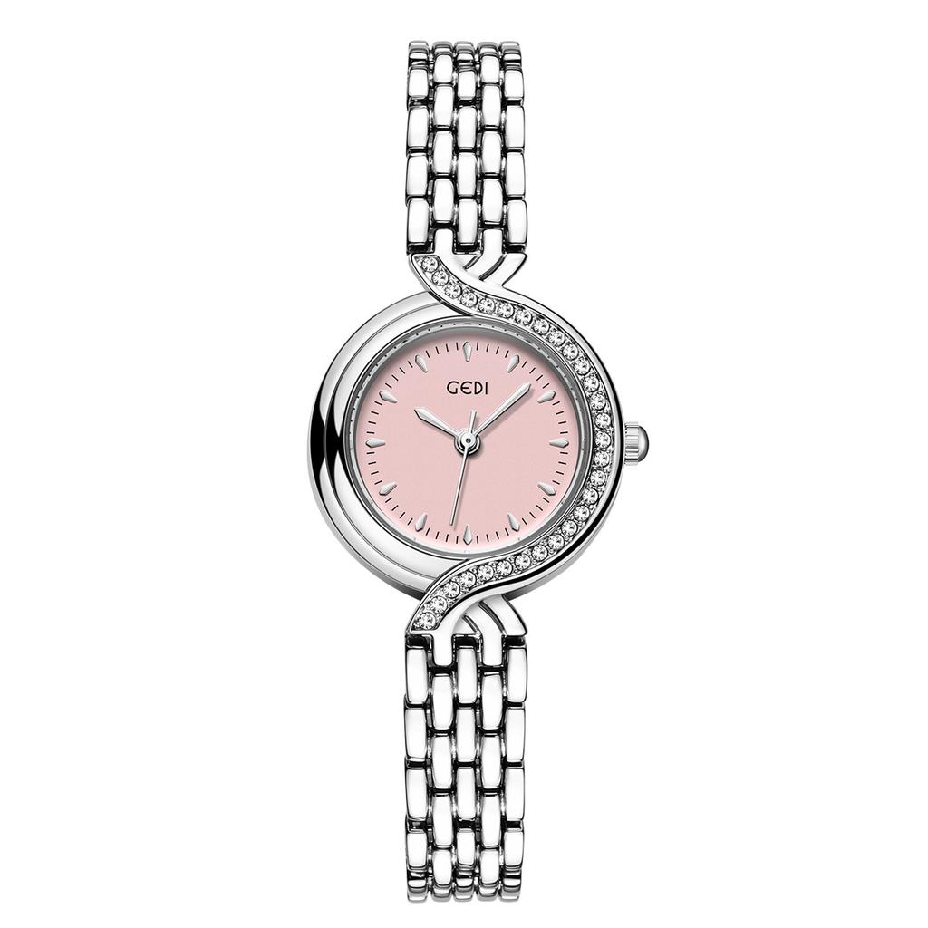 Watch Women'S Light Luxury Bracelet Watch Niche Diamond-Encrusted Temperament Women'S Waterproof Quartz Watch