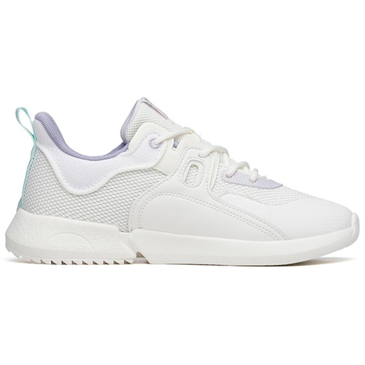 Anta Rubik's Cube Casual Shoes Women's Low Top Ivory White/Misty Purple 122228800-3