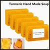 1/2/3Pcs Turmeric Hand Made Soap, Lemon Kojic Acid Soap, Shower and Facial Soap Body Care