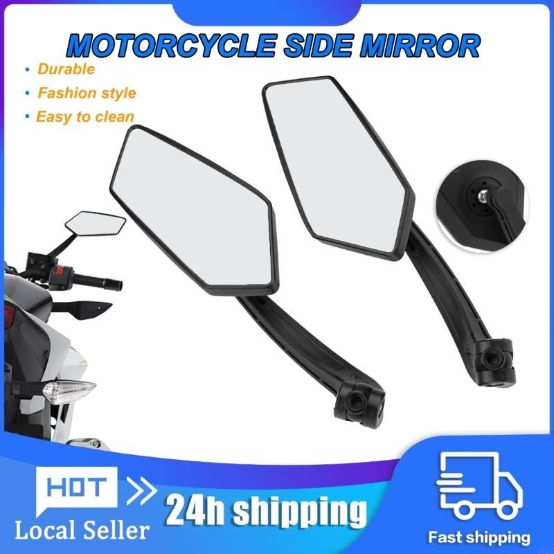 28GC 2pcs Rearview Side Mirrors Universal Motorcycle Mirror Scooter Rearview Mirror