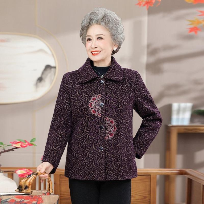 

Осенняя женская одежда кардиган с лацканами для прикрытия живота праздничное пальто женское 5XL [recommended 150-80kg] фиолетовый